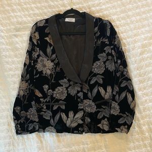 Sage the Label Floral Blazer
